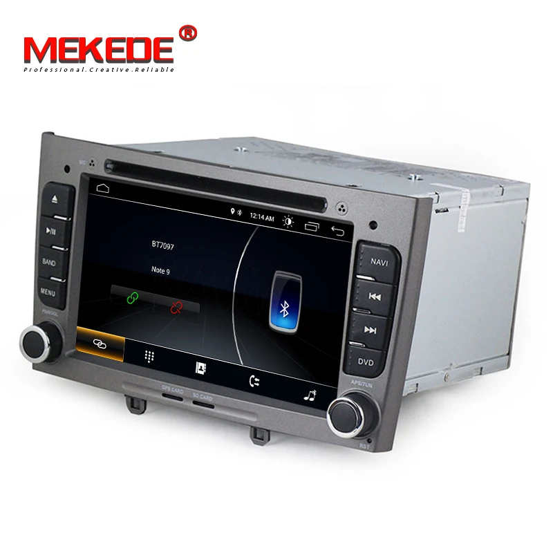 Perfect Gray colour! Android 8.1 multimedia unit car radio player for Peugeot 308 408 support GPS navigation Steering wheel controls 5