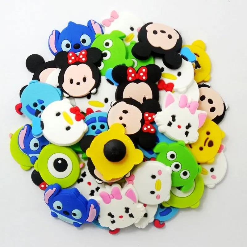 50Pcs Cute Cartoon Mouse Bear Duck Shoes Charms Fit Croc/Bracelet Kid Party Birthday Souvenir Gift Promotional Gift