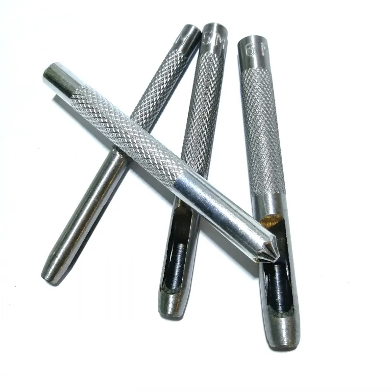 

4mm 5mm 6mm Metal Eyelets Installation Tools 3 Punching Tool and 1 Flowering Tool