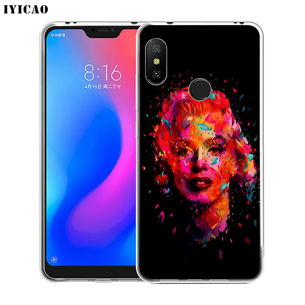 IYICAO Мэрилин Монро Мягкий силиконовый чехол для телефона Xiaomi Redmi 4A 5A 6A Note 7 6 5 Pro Plus 4X