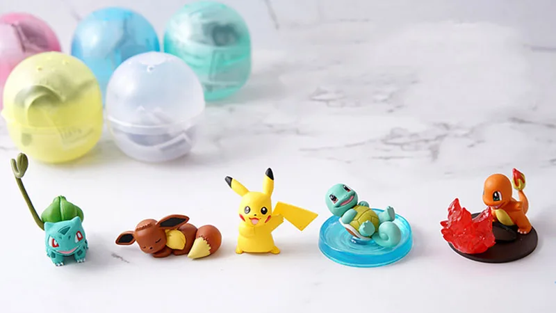 TAKARA TOMY POKEMON First Generaration Pika Eevee Squirtle Charmander Покемон Бульбазавр Фигурки игрушки детские подарки