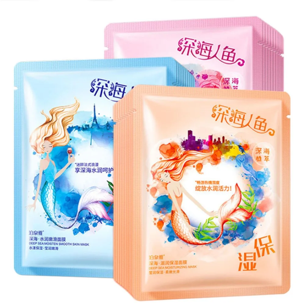 

1Pc Moisturizing Whitening Mask Oil Control Anti-Aging Masks Shrink Pores Cosmetics Whitening Brighten Face Mask Skin Care