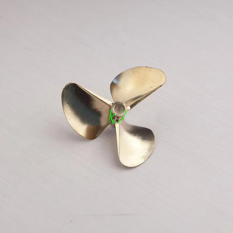 1PC 7214 Copper Propeller Three blade D72 72mm Propellers 1.4" 6.35mm Hole Props/Paddle for RC
