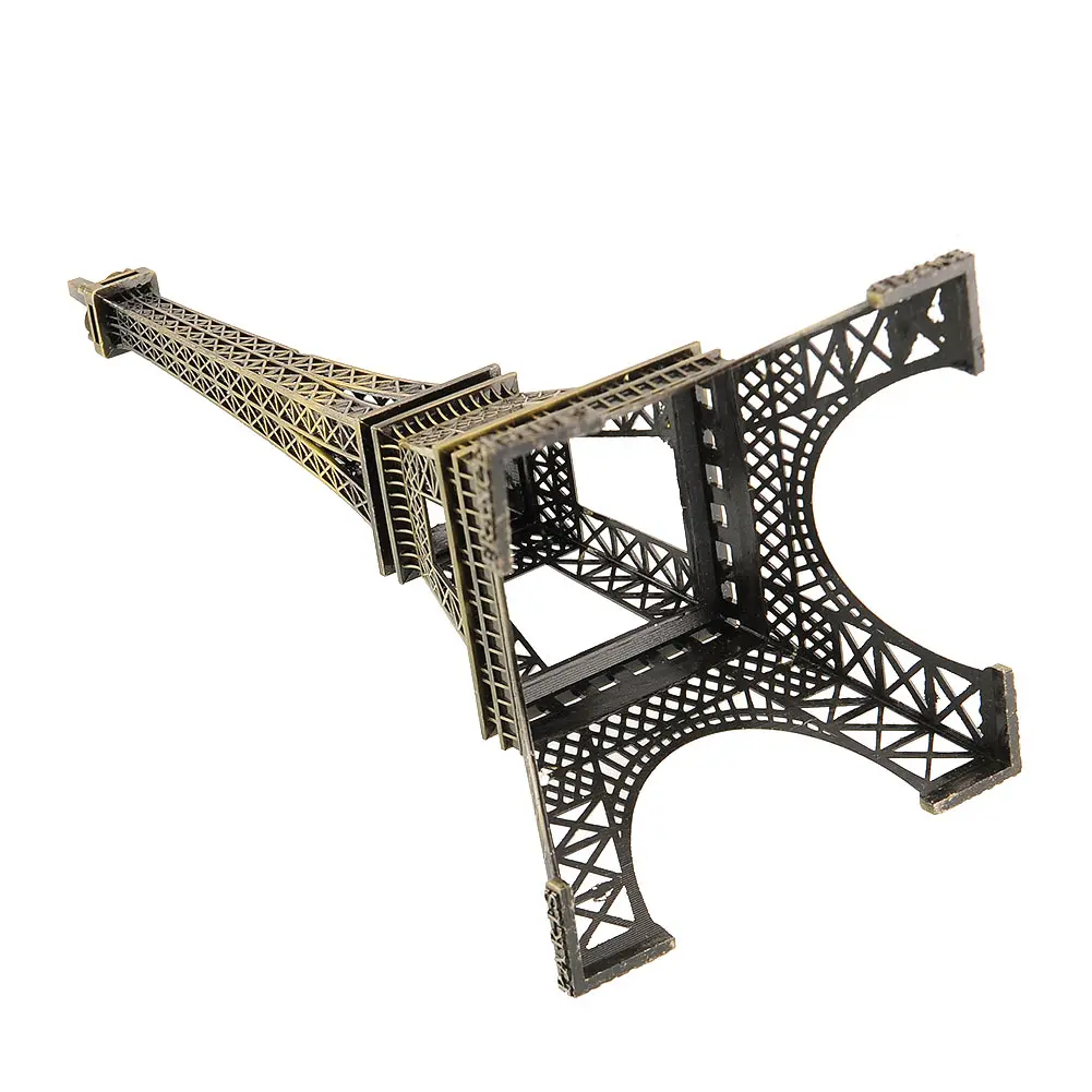 25 см бронзовый тон Парижа Эйфелева башня лепная фигурка антикварная модель декоры болельщик сувенир