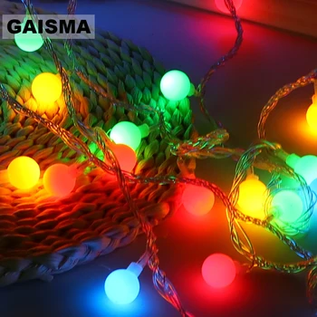 

5M 40 Bulbs LED Garland Christmas Fairy Lights Wedding String Lights Decoration For Party Holiday Lighting Chain guirlande