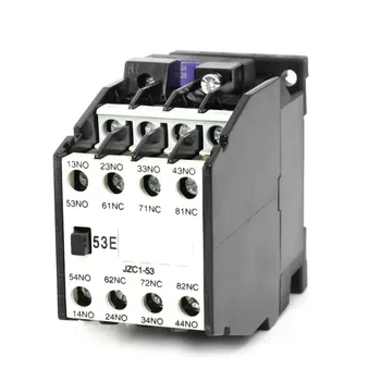 

3NC+5NO Coil Voltage 48V 50Hz / 60Hz JZC1-53, 3 Phase 3 Pole AC Contactor Type Relay Ui660V Ith10A Auxiliary Contactors