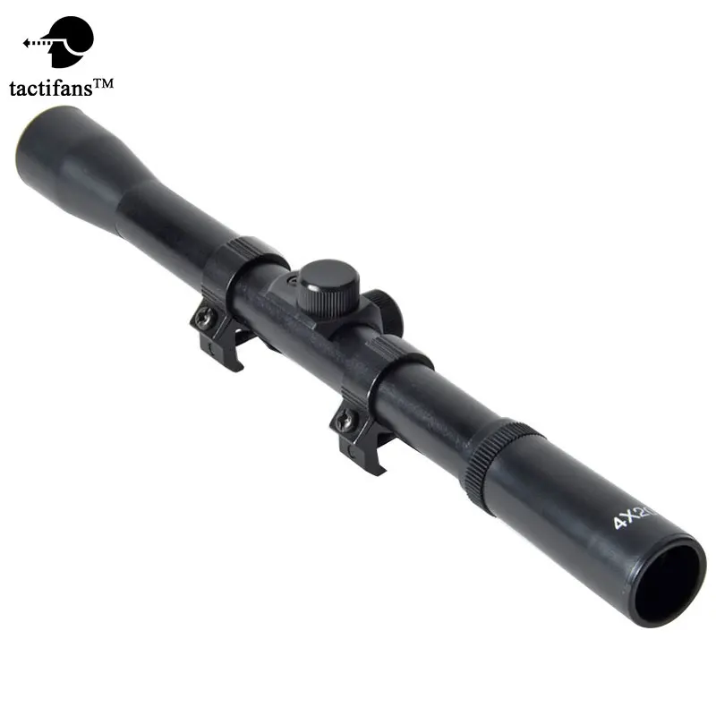 

Optic Scope Sights Riflescope 4x20 Monocular Telescope Hunting Spotting Scopes Mount 22 Caliber Device Accessory Kit