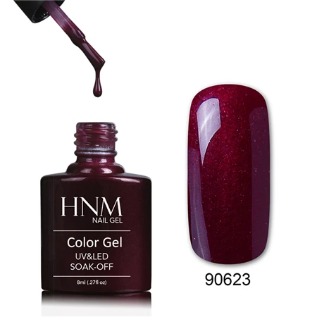 HNM 8 мл гель для ногтей чистый цвет УФ светодиодный Гель-лак для ногтей долговечный замачивающийся лак Гель-лак Hybird Гель-лак для ногтей Lucky Ink - Цвет: 90623