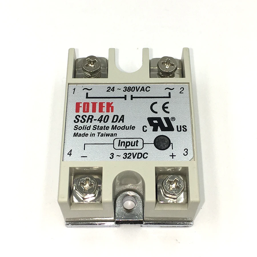 Промышленные твердотельные реле SSR-40DA 40A/250 V 3-32VDC AC SSR 40DA твердотельные реле