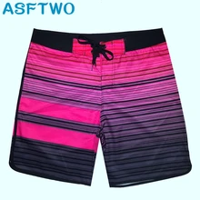 ASFTWO эластичные мужские шорты для серфинга летние спортивные пляжные мужские бермуды Короткие брюки быстросохнущие Серебристые шорты для серфинга Новинка