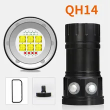 80 м светодиодный фонарик Дайвинг светодиодный накамерный свет подводный IPX8 Водонепроницаемый Фонарь Лампа безопасности и выживания Z0531