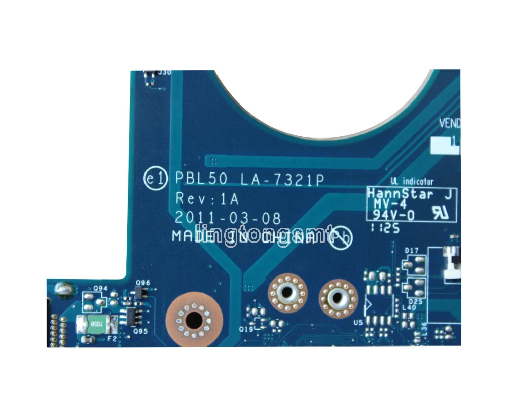 X43U материнская плата LA 7321P REV: 1A для For Asus K43U K43B K43BR K43BY Материнская ноутбука тест