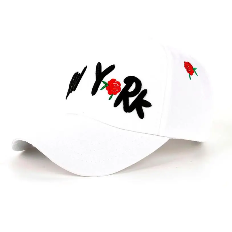 Для женщин Для мужчин регулируемый письма Rose Бейсбол Кепки Snapback хип-хоп плоским шляпа апреля 04