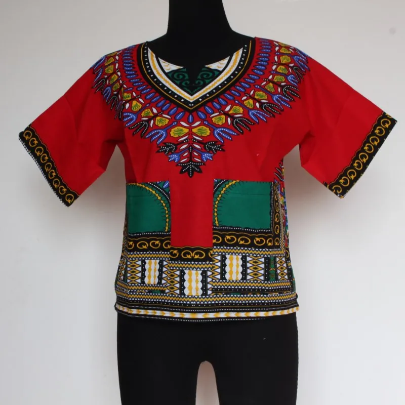 Новое поступление, детская одежда нового модного дизайна в африканском стиле с принтом Дашики для мальчиков и девочек(быстрая