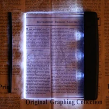 Magic Night Vision Light Led Reading Book Flat Plate Portable Car Travel Panel Reading Light Protect Eyes