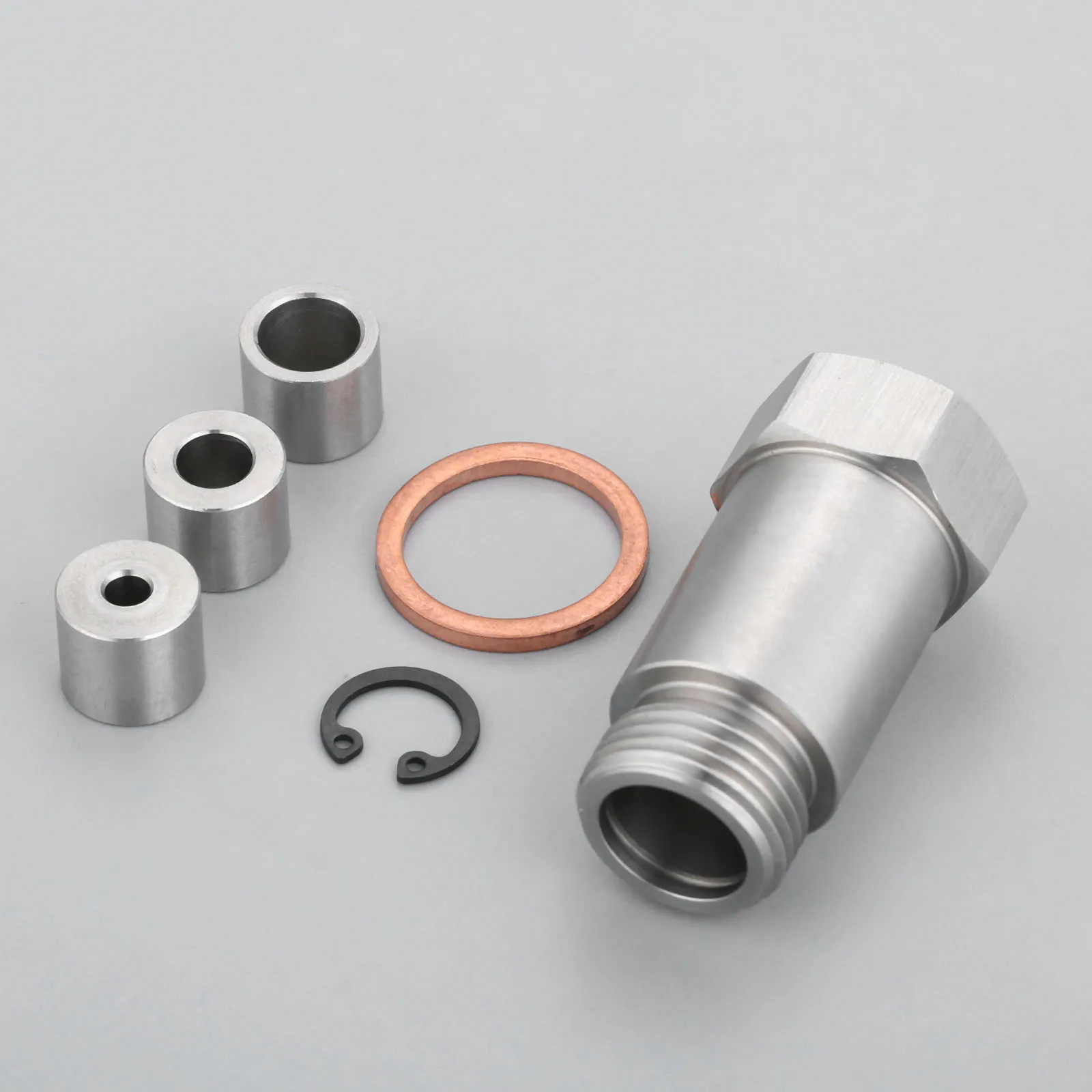 

Oxygen Sensor Lambda O2 M18 x1.5 Threaded Extension Extender Spacer Exhaust Restrictor Fitting Adjustable Gas Flow Inserts kits
