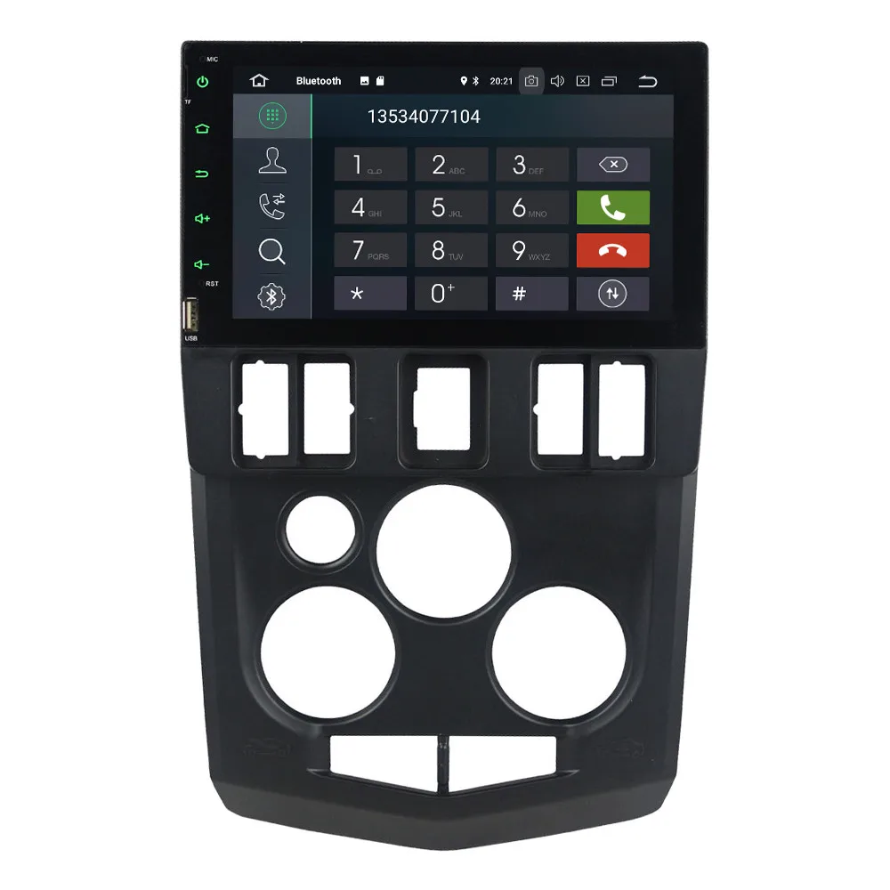 Best KLYDE 8" 4G WIFI Android 8.0 Octa Core 4GB RAM 32GB ROM RDS BT Car DVD Multimedia Player Stereo Radio For Renault Logan L90 2015 4