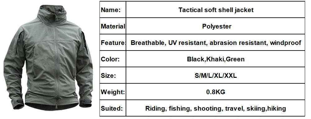 TENNEIGHT Открытый Спорт тактический куртка в стиле милитари Для мужчин Soft Shell Водонепроницаемый ветровка с капюшоном пальто Повседневное альпинизм куртка