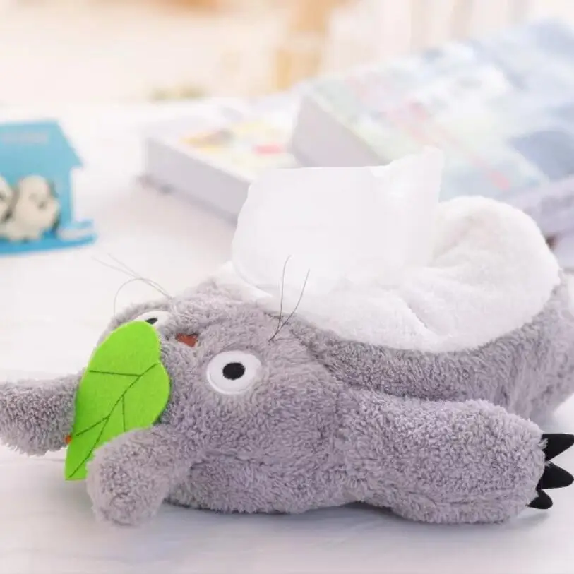 Новинка, 1 шт., красивая мультяшная мягкая игрушка totoro stitch michey marie cat, Дональд Дак, Дамбо, Тканевая обложка, бумажные полотенца, Обложка, подарок - Цвет: Totoro