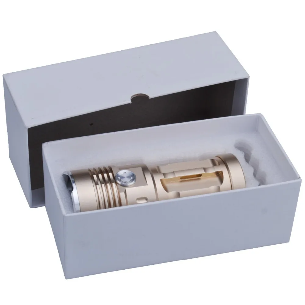 SingFire SF 134 3 x Cree XM L T6 2000lm тактический светодиодный фонарик с режимами Золотой +