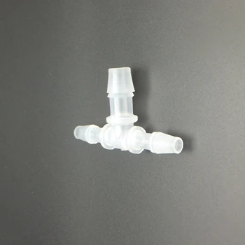

5PCS 8mm Hose Barb x 20mm Hose Barb x 8mm Hose Barb Tee Plastic Pipe Fitting Aquarium Garden Micro Irrigation Water Connector