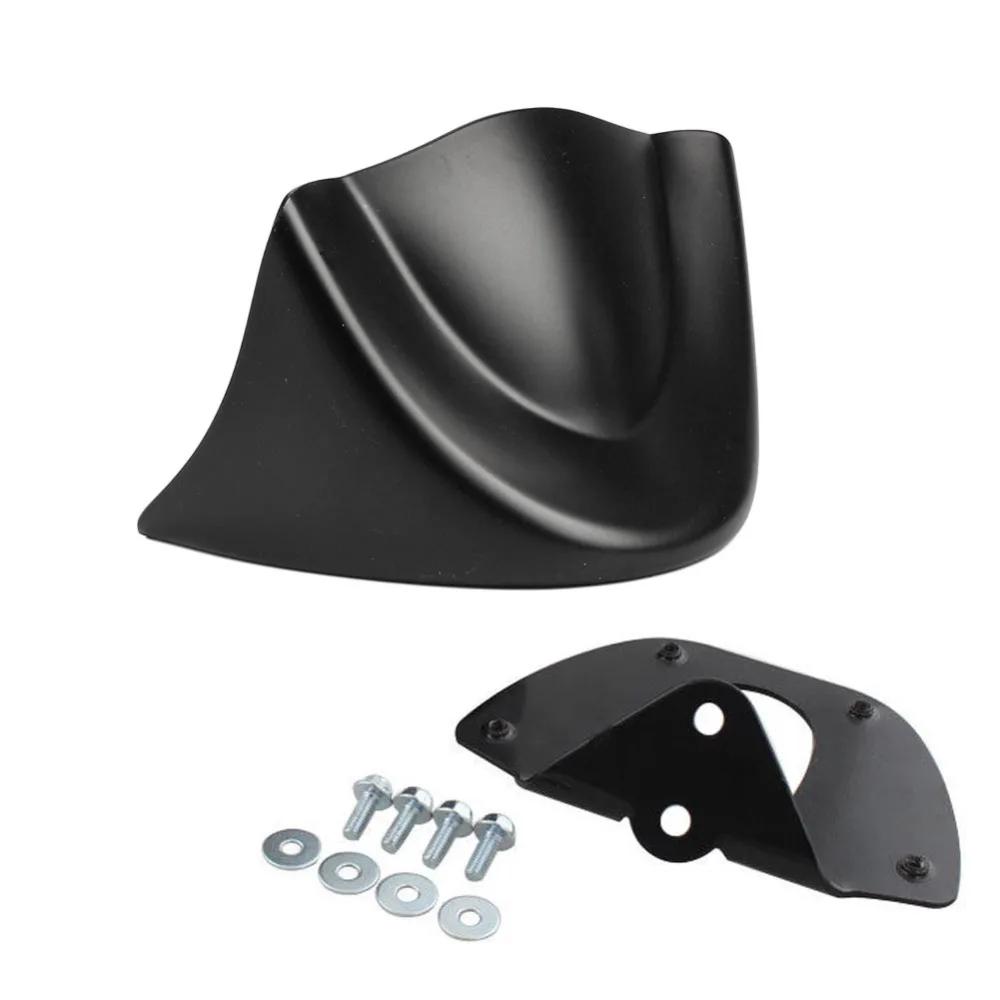

Matte Black Motorcycle Front Chin Spoiler Air Dam Fairing Cover Mudguard Air Dam Fairing for Harley Dyna 2006-2017