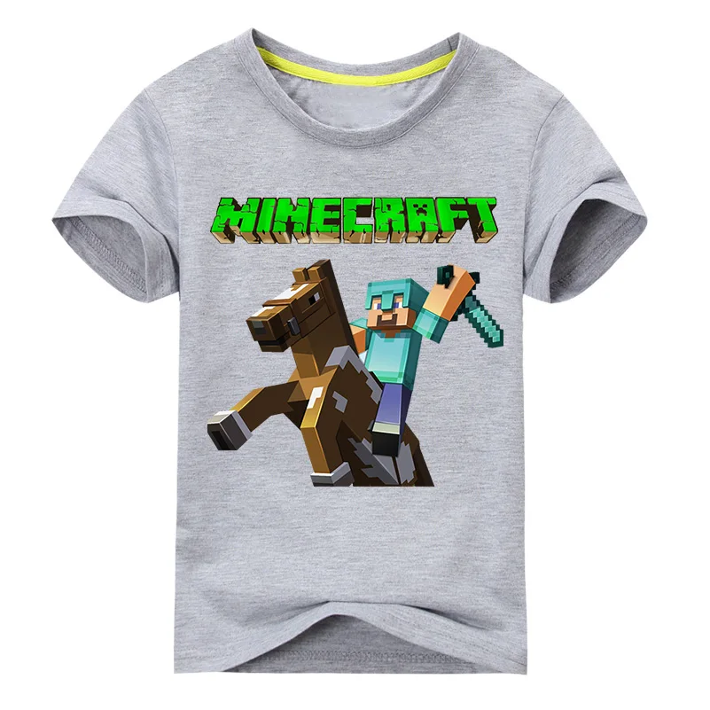 BONGAWAN T-shirt Kids For boys and Girls Summer Sport Short Clothing Cartoon Cotton Chirldren T-shirt for 2T 3T 4T 6T 8T 10T 12T