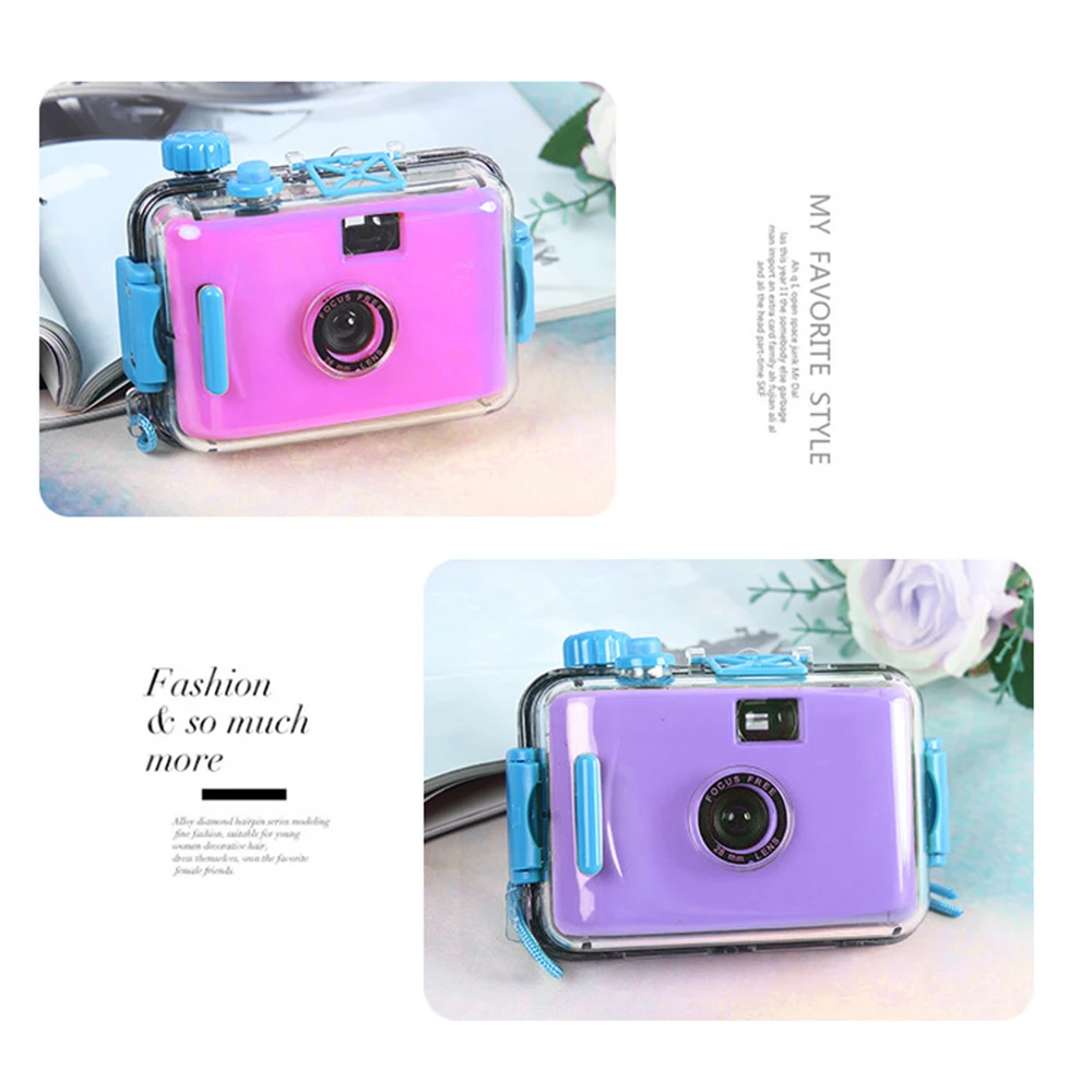 Children's Camera Film Camera LOMO Camara Waterproof and Shockproof(no Battery Required) Kid Camera