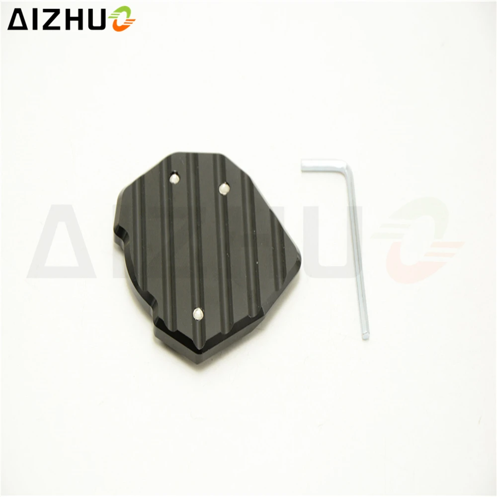 For KTM DUKE 390 Duke390 2013 2014 2015 Motorcycle Stand Side Motor Stand Enlarge CNC Aluminum  Footrest Extension Plate Pads