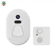 2,0 мегапиксельная интеллектуальная моментальная беспроводная камера Wi-Fi для дверного звонка с низким энергопотреблением и мобильным удаленным обзором и бесплатным облачным сервером для экономии данных