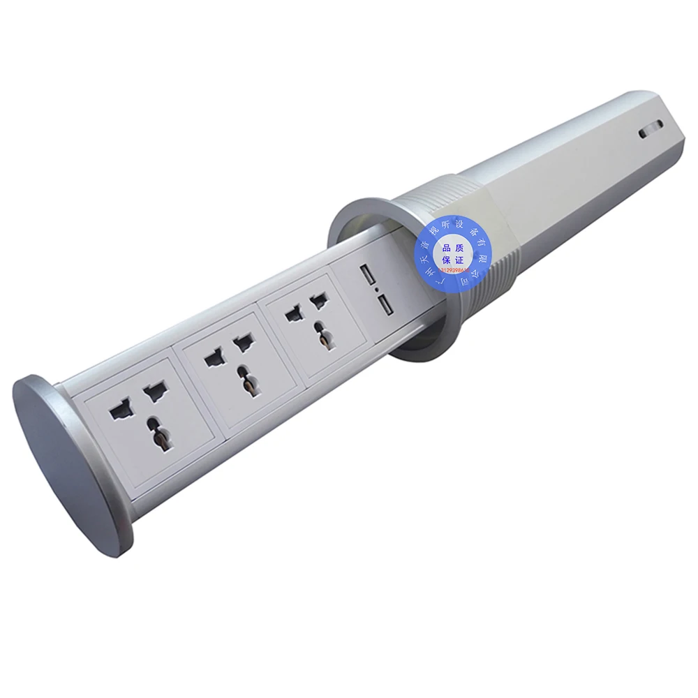  home / Office desk socket / automatic lift / pneumatic pull desktop socket / USB charging / EU/US/U