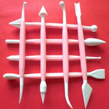 DIY Prety розовый торт Плунжер форма для выпечки инструмент украшения торта 50 Набор карточек 8 Sugarcraft Инструменты для моделирования