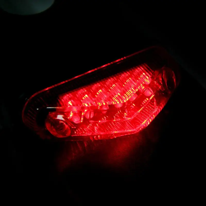Motorcycle 12LED Stop Light Rear Fender Brake Tail Light For HONDA 250