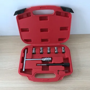 

8-piece diesel valve reamer Valve base cleaning reamer Diesel injector base cleaning reamer Hand reamer Valve reamer set