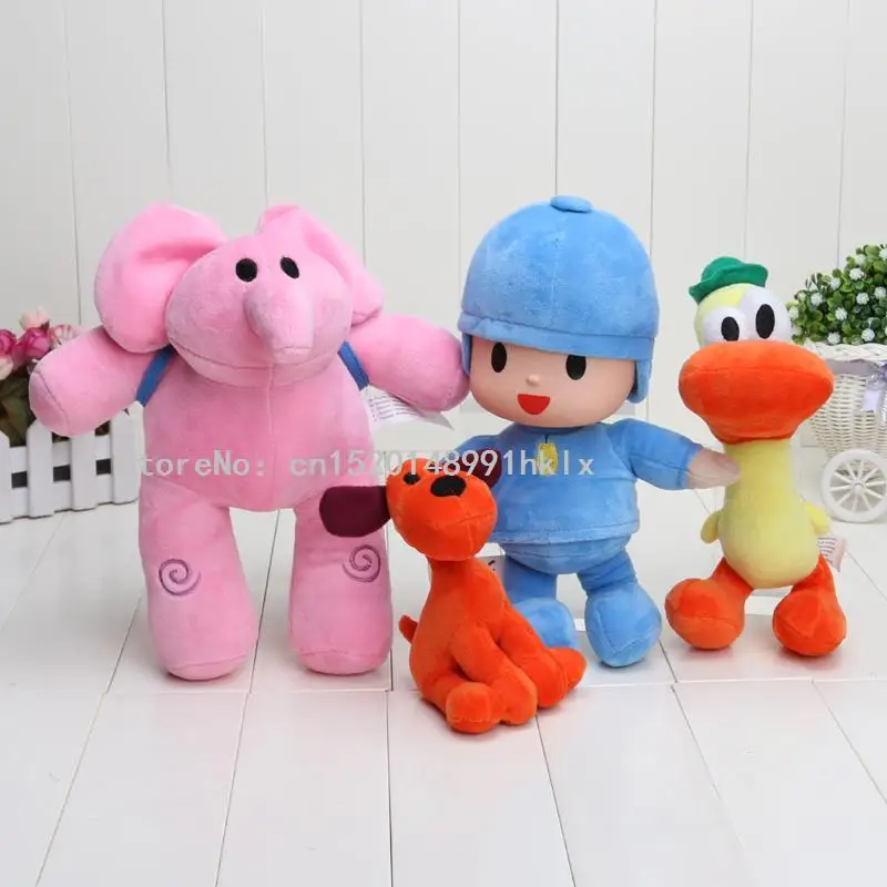 POCOYO Elly elefante Elephant Patito Pocoyo Loula Dog perro плюшевые игрушки, забавные куклы, подарок для детей