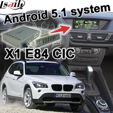 Android 6.0 de navegación GPS caja de interfaz de video para BMW E84 X1 sistema CIC espejo enlace youtube waze iGO yandex