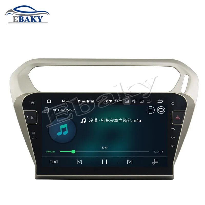 Discount NaviTopia 10.1inch 4GB RAM 64GB ROM Octa Core Android 8.0 Car DVD Radio For Peugeot 301 2013 2014 2015 2016 GPS/WIFI/bluetooth 5