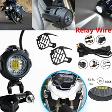 E9 противотуманная фара для велосипеда светодиодный ламповый переключатель для BMW R1200GS F800GS поездок на мотоцикле Ducati Multistrada 1200 Honda CRF1000L светодиодный вспомогательное Вождение лампа