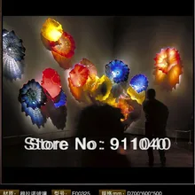 Ручная выдувная художественная стеклянная тарелка