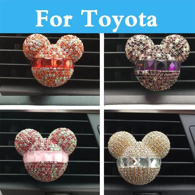 

Car Ornaments Diamond Air Conditioning Refreshing Agent Perfumes For Toyota Rav 4 Rush Sai Prius Prius C Probox Progres Pronard