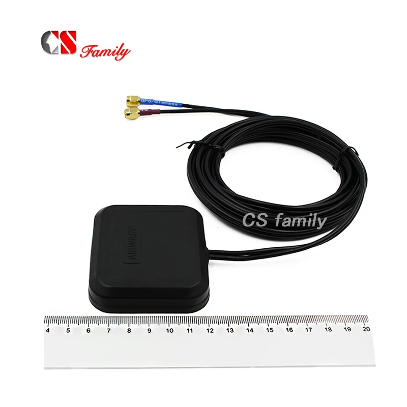 Мультиантенны GNSS 4G LTE антенна GPS/GLONASS/GALILEO и 4G/3G/2G клейкая с SMA male 3 м кабель|lte antenna|4g lte