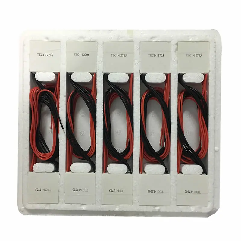 MCIGICM 60 шт. TEC1-12705 Термоэлектрический охладитель Пельтье 12705 12V 5A клетки, TEC12705 Пельтье Elemente модуль