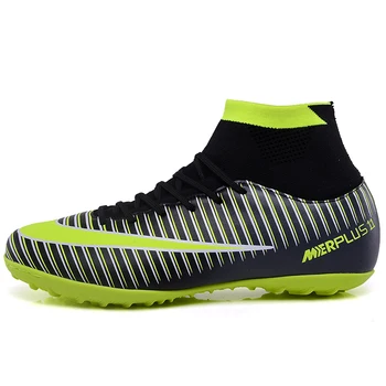 

Indoor futsal soccer boots sneakers men Cheap soccer cleats superfly original sock football shoes with ankle boots high hall