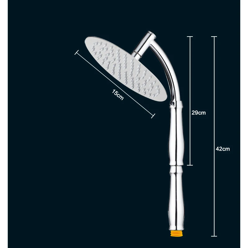 Душевая насадка из нержавеющей стали для ванной комнаты, верхний дождевой Душ Duchas Regendouche Kop, регулируемый дождевой Душ, ручные дождевые насадки