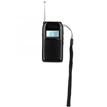 

Mini FM Radio Pocket FM MW Radio Receiver Digital Tuning Stereo MP3 Music Player DC 5V