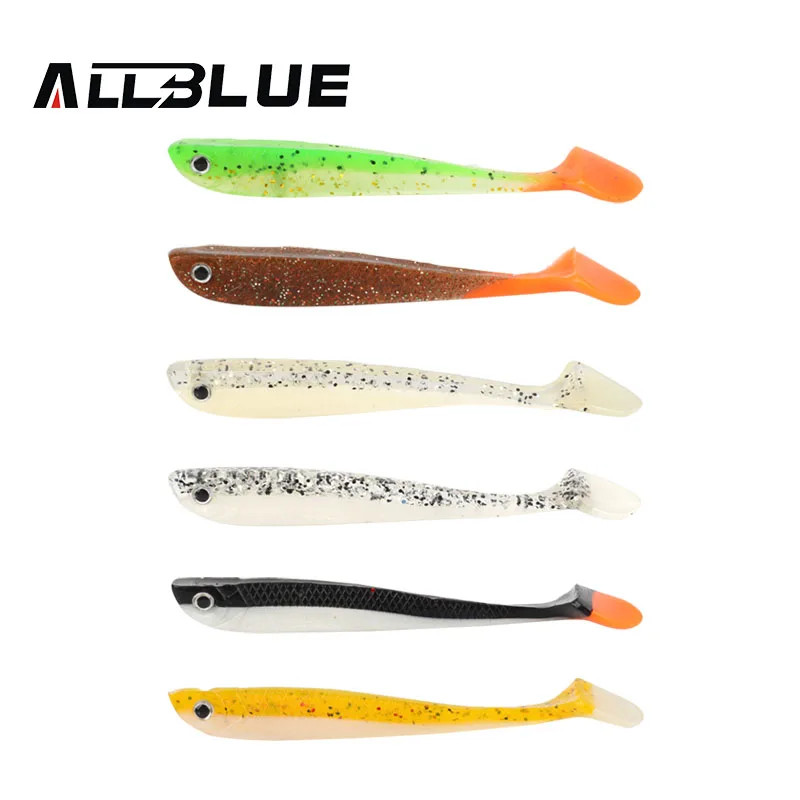 ALLBLUE 4 шт./лот 6 г/11 см Мягкая приманка ручной работы рыболовная Shad ручная