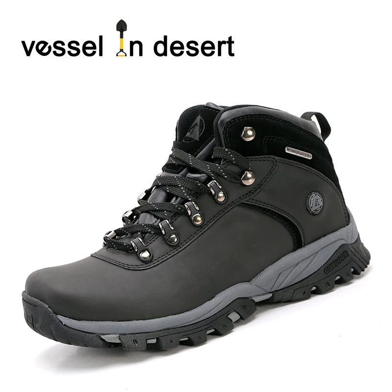 

Vessel in Desert Hot Sale High Quality Hiking Shoes Waterproof Men's Hiking Boots Outdoor Climbing Breathable Boots Sport Shoes