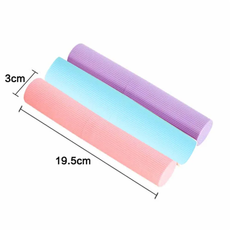 Fashion Travel Portable Toothbrush Toothpaste Storage Box 4 Color Bathroom Products Clean and Easy to Carry R07 (1)