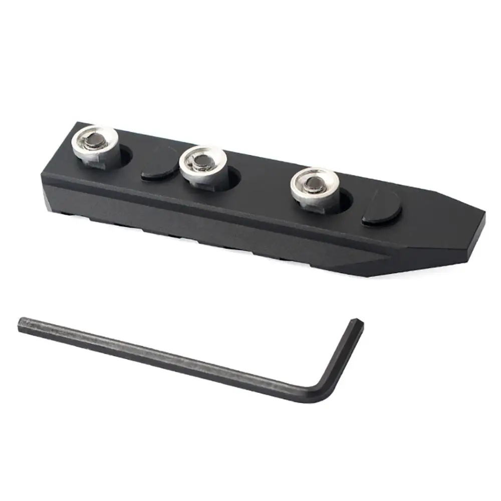 

Hunting Keymod 5 Slot Picatinny/Weaver Rail Handguard Section Aluminum 3'' inch