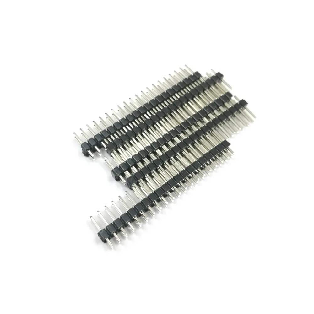 50 Pz Doppia Fila Ago Rame 2*20 2.54Mm Passo Dritto Maschio Pin Header Prezzo All'Ingrosso